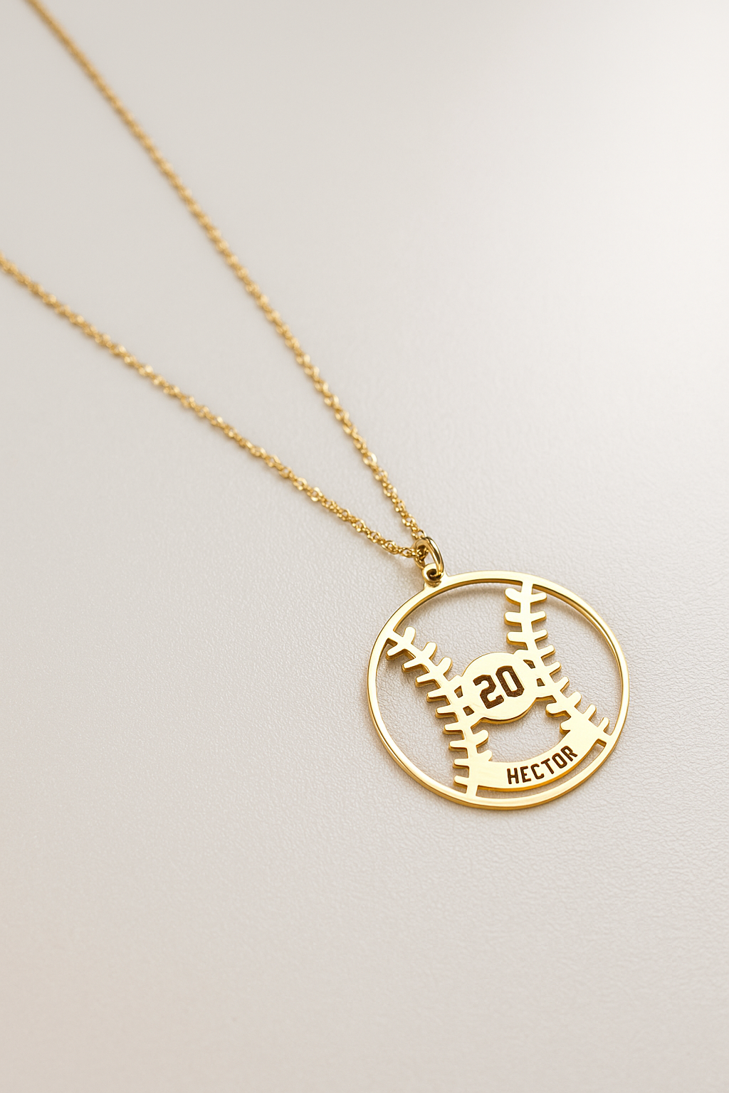 Classic Baseball Necklace – Custom