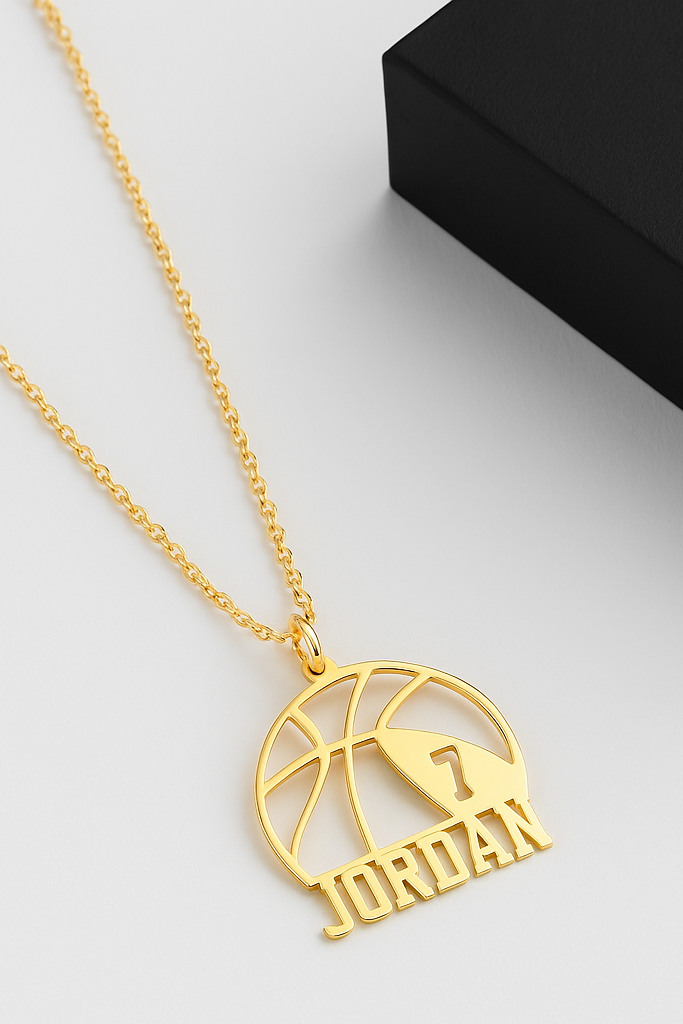 Custom Basketball Necklace