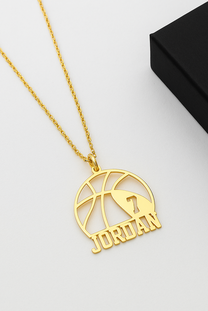 Custom Basketball Necklace