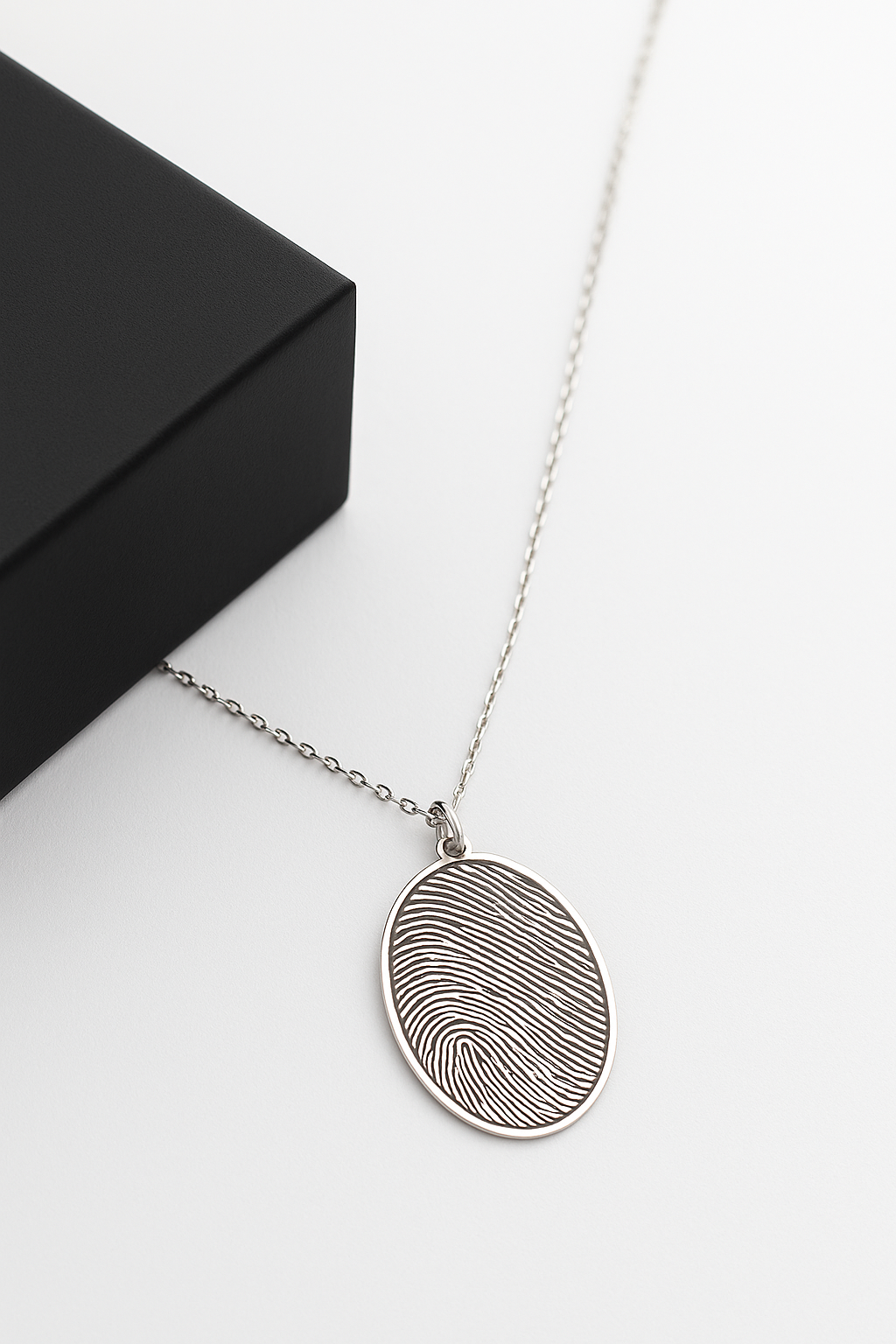 Custom Fingerprint Keepsake Necklace