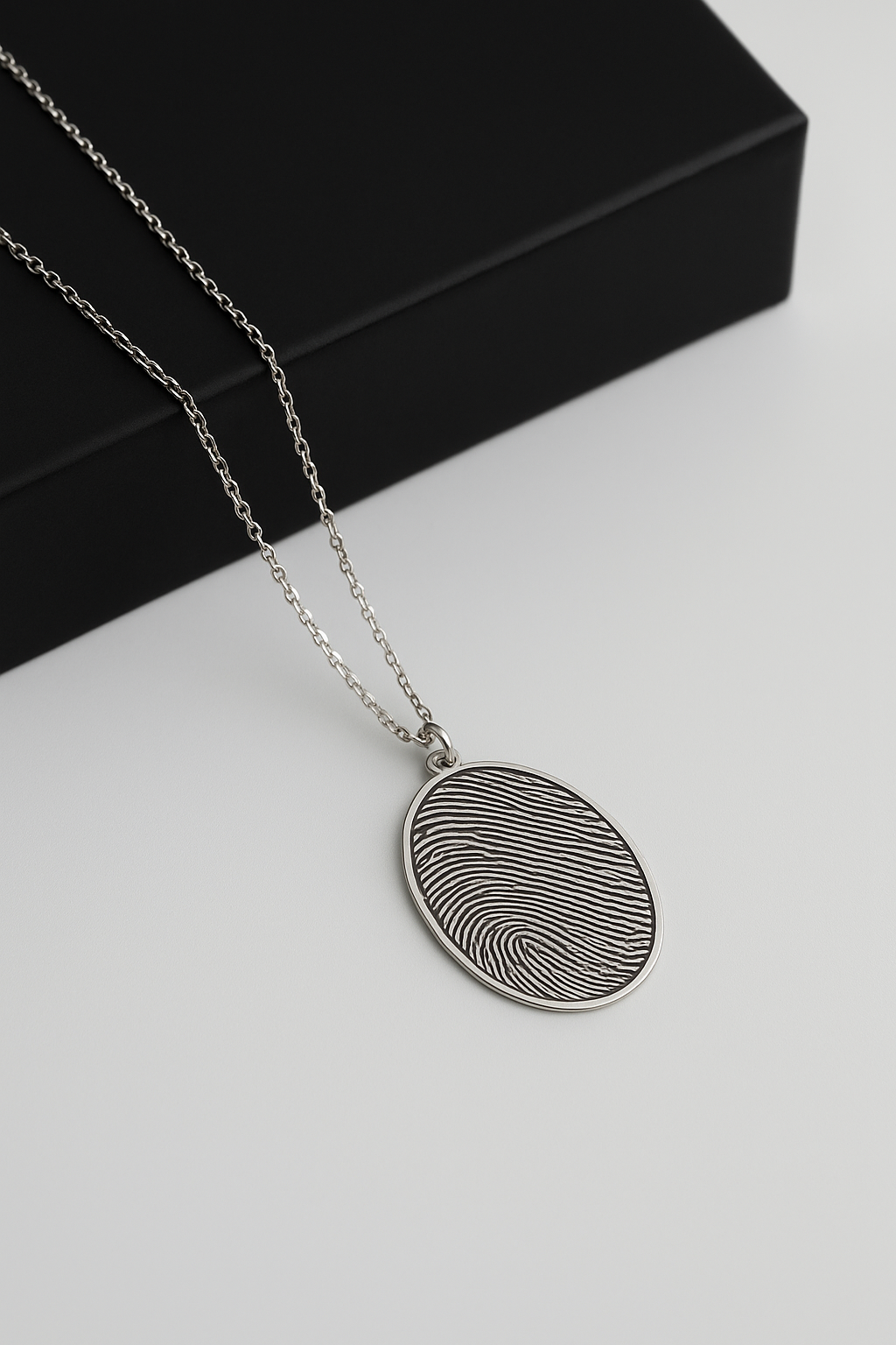 Custom Fingerprint Keepsake Necklace