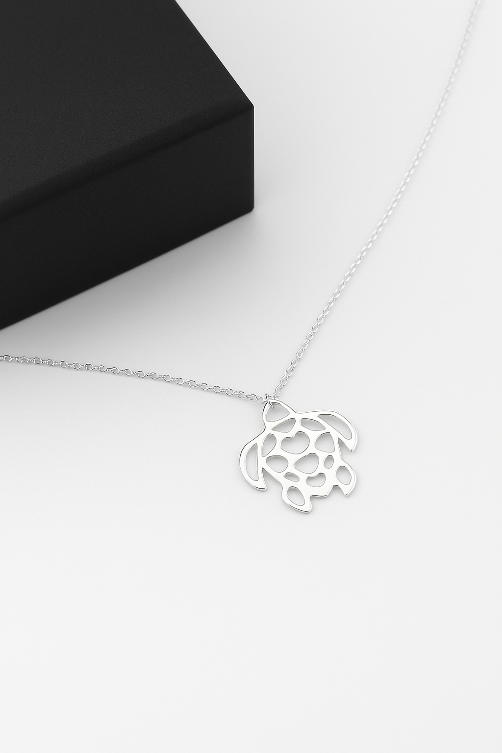Minimalist Sea Turtle Necklace