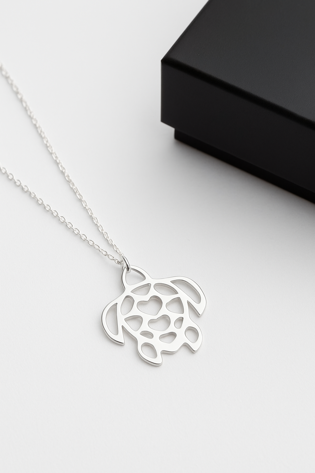 Minimalist Sea Turtle Necklace