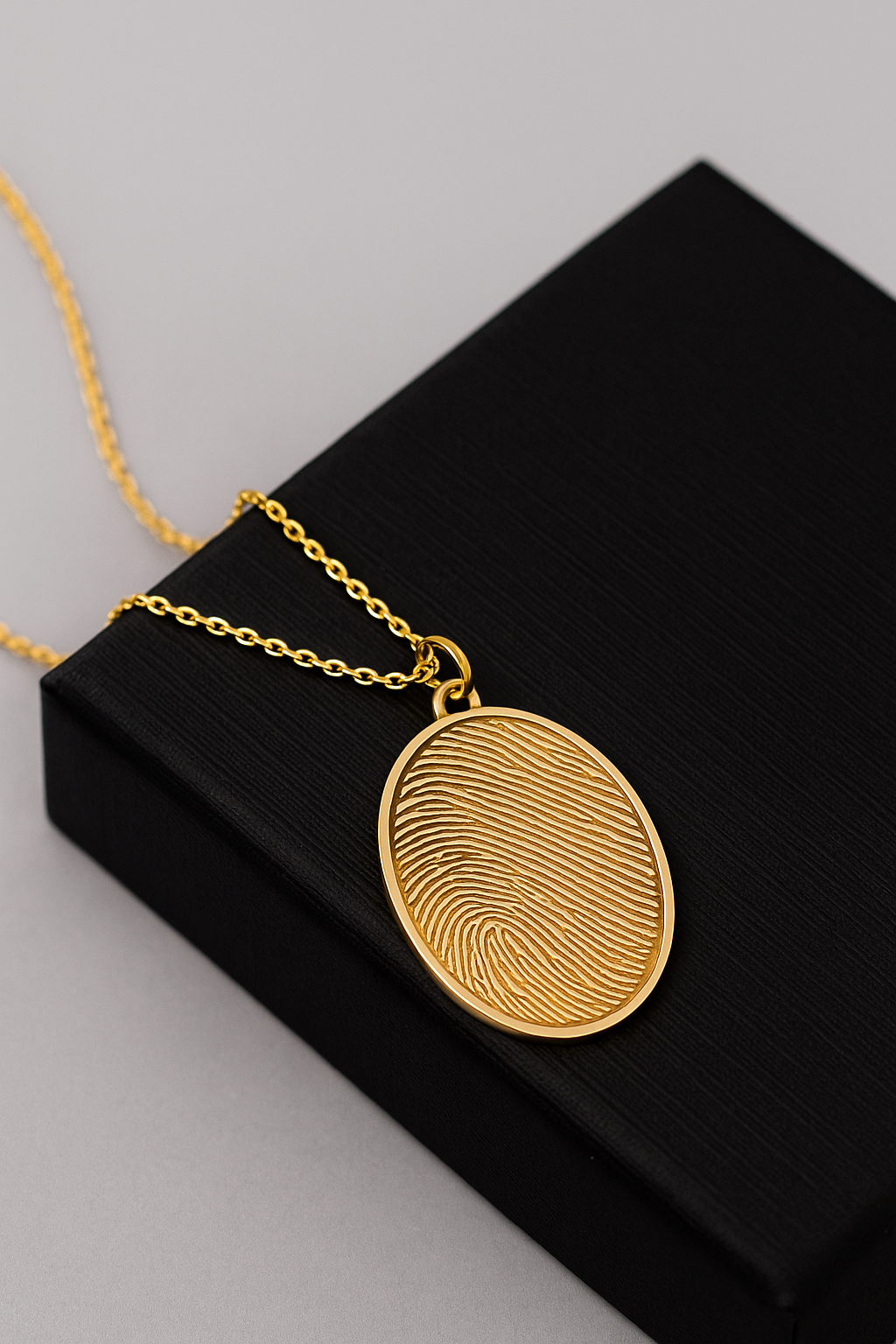 Custom Fingerprint Keepsake Necklace