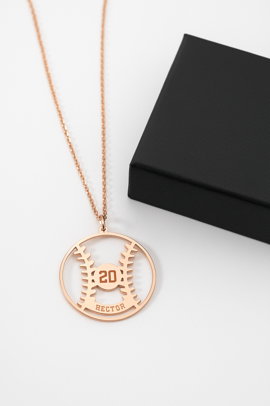 Classic Baseball Necklace – Custom