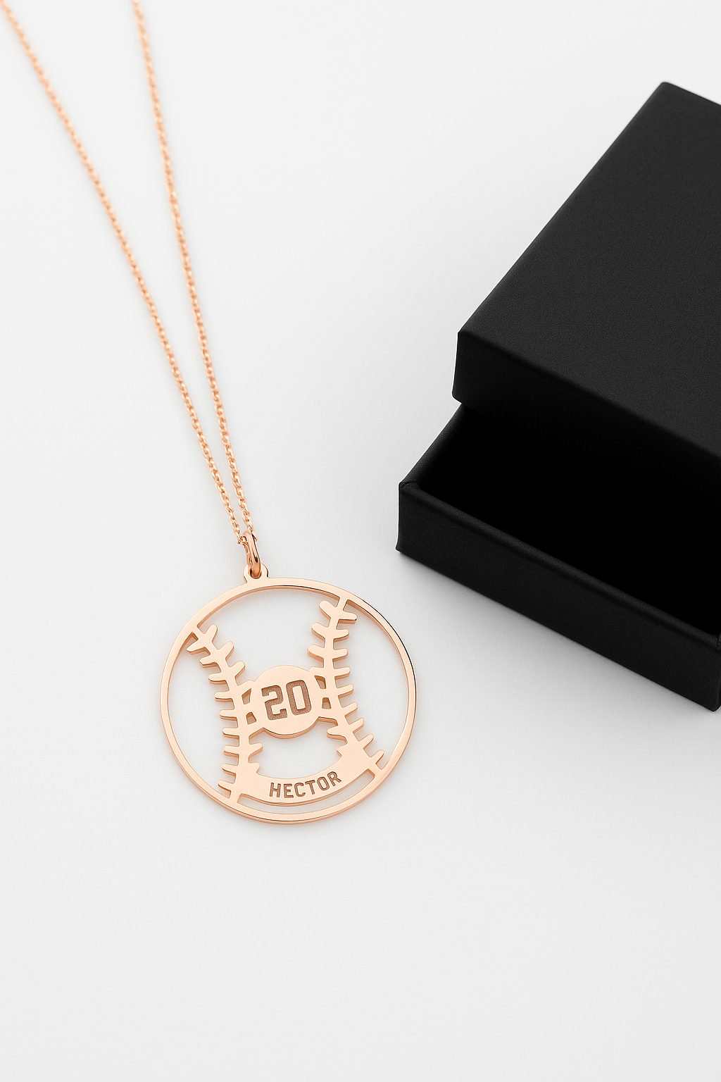 Classic Baseball Necklace – Custom