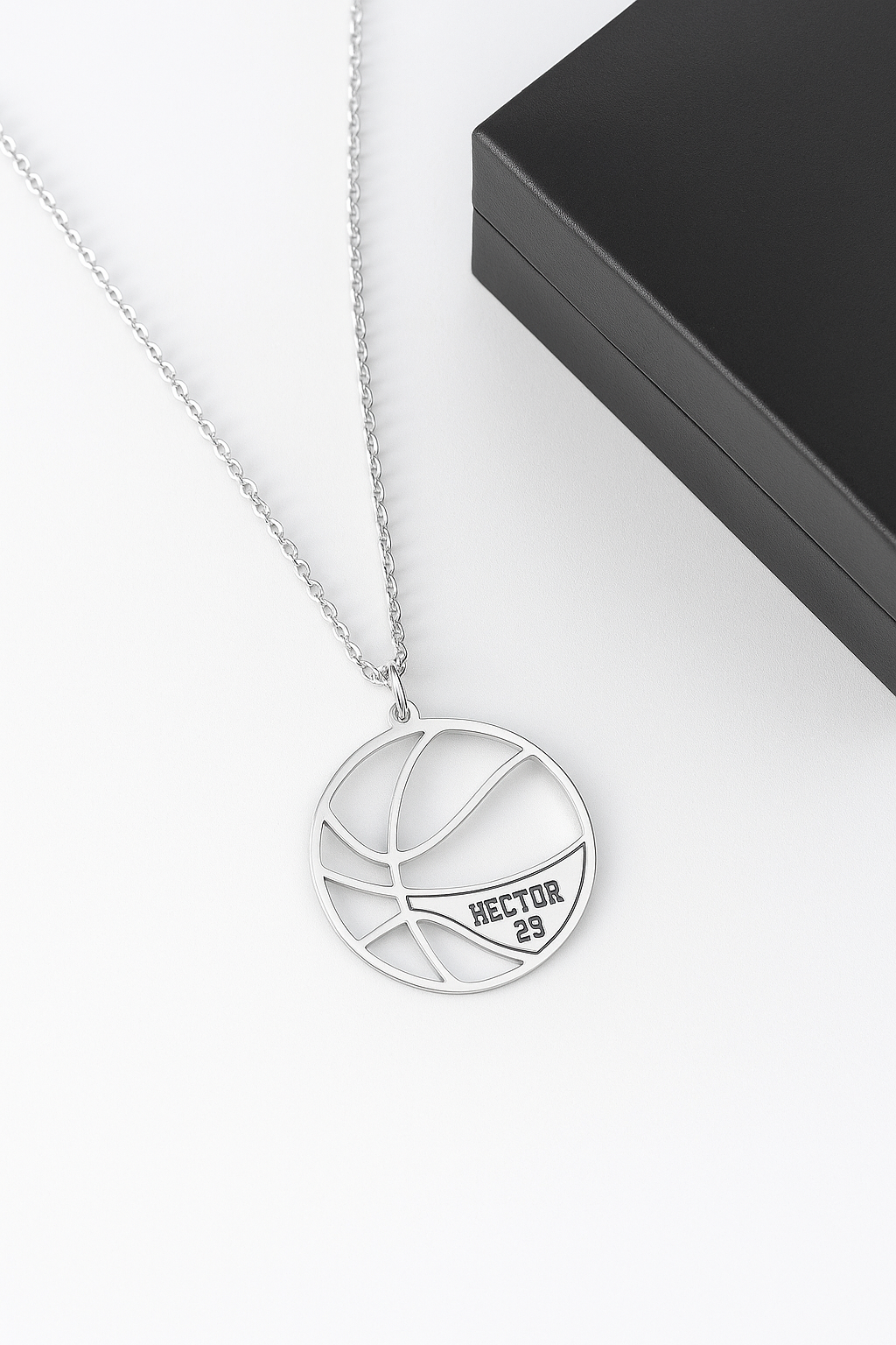 Custom Basketball Name Necklace